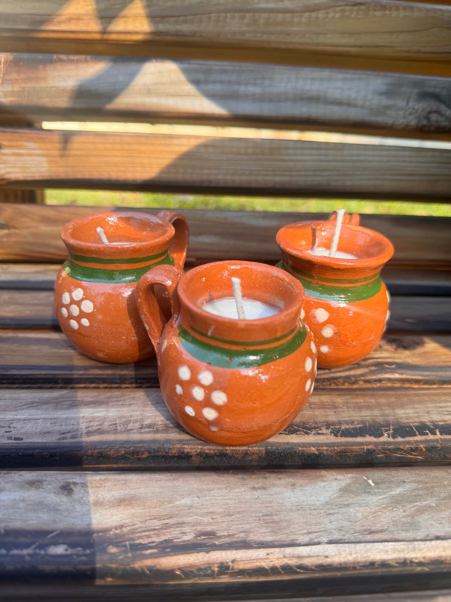 Mini barro mug candle