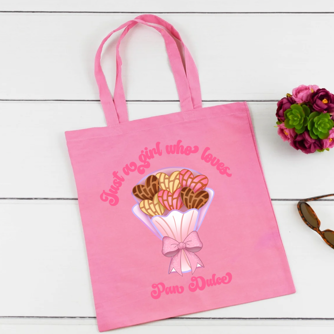Just a girl who loves pan dulce tote