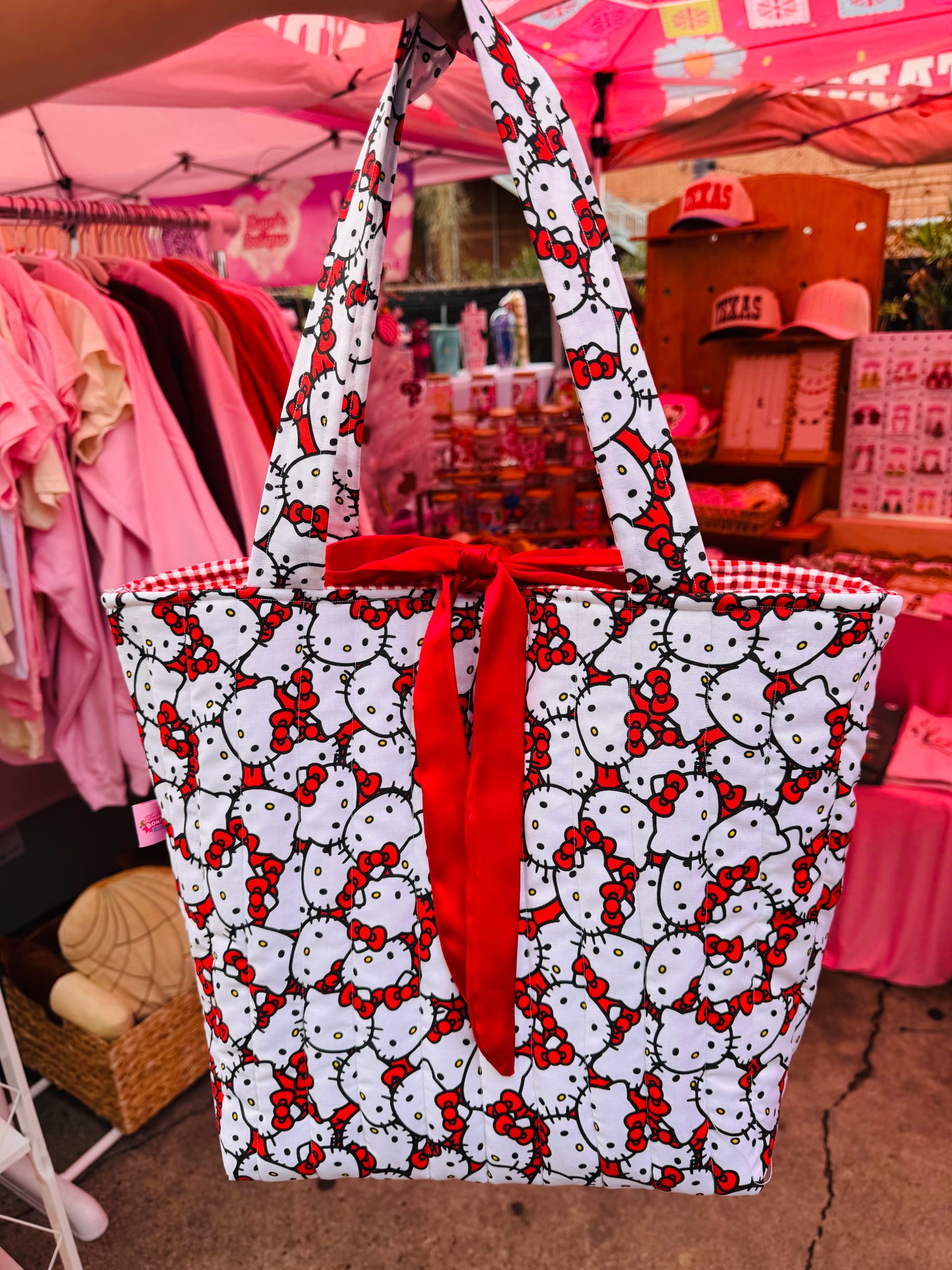Hk tote quilted