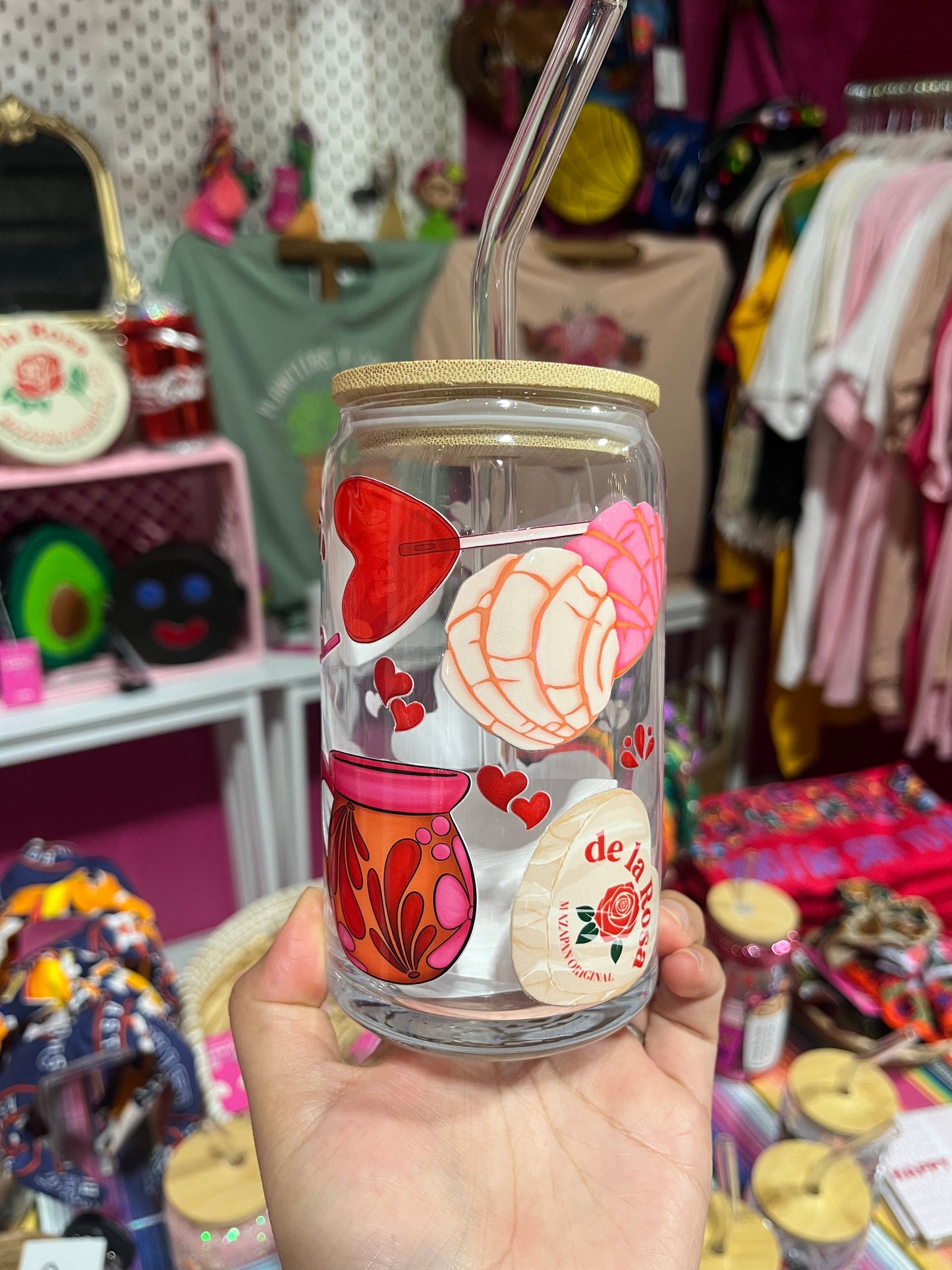 Antojitos glass cup