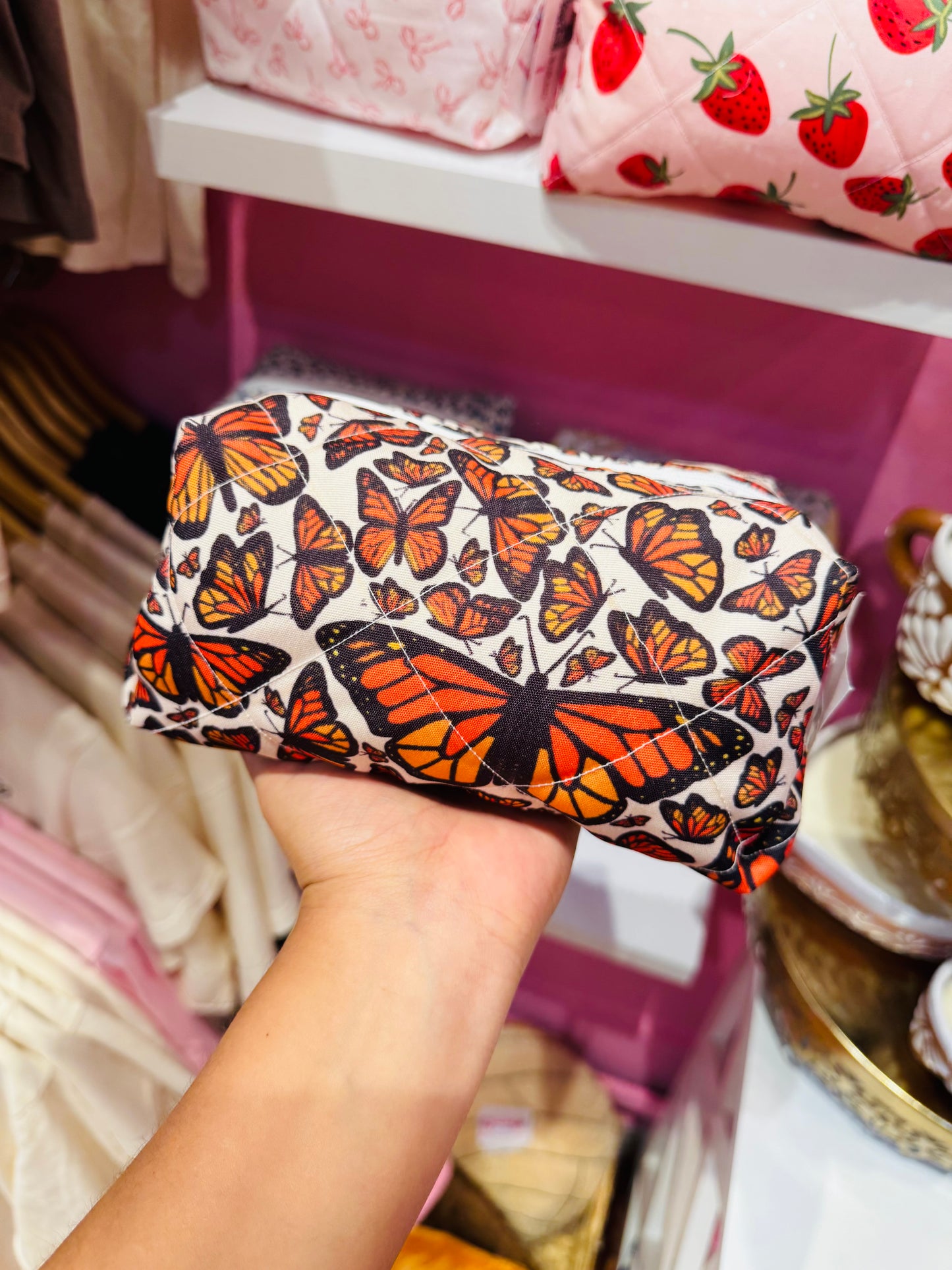 Mariposa cosmetic bag
