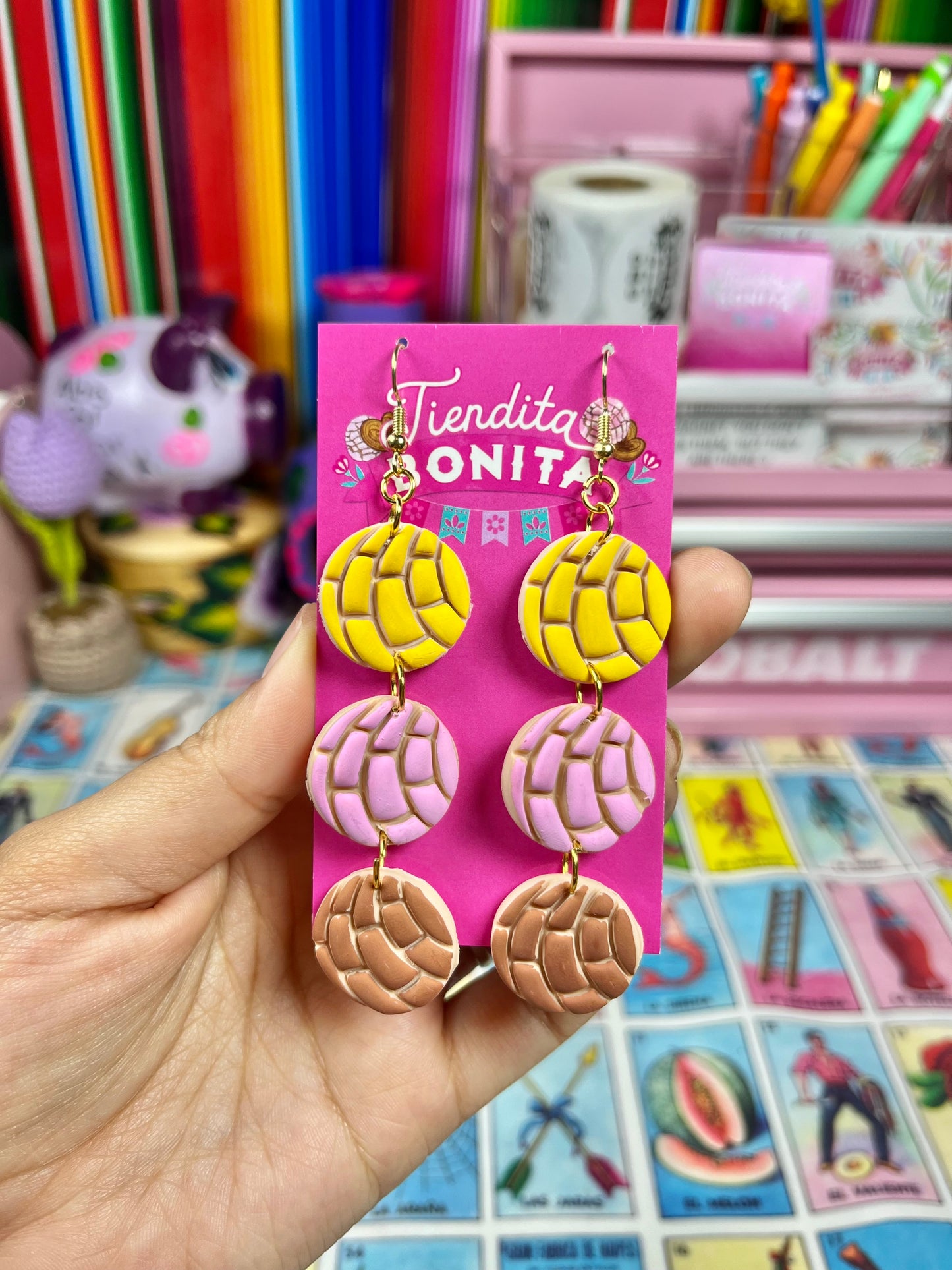 Concha earrings