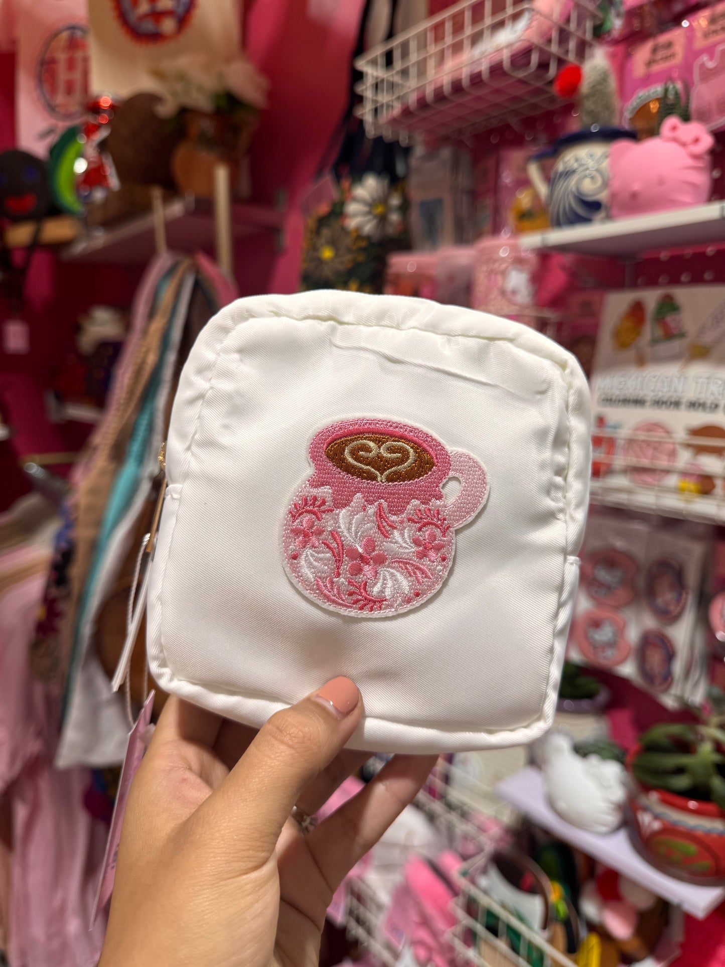 Cafecito cosmetic bag