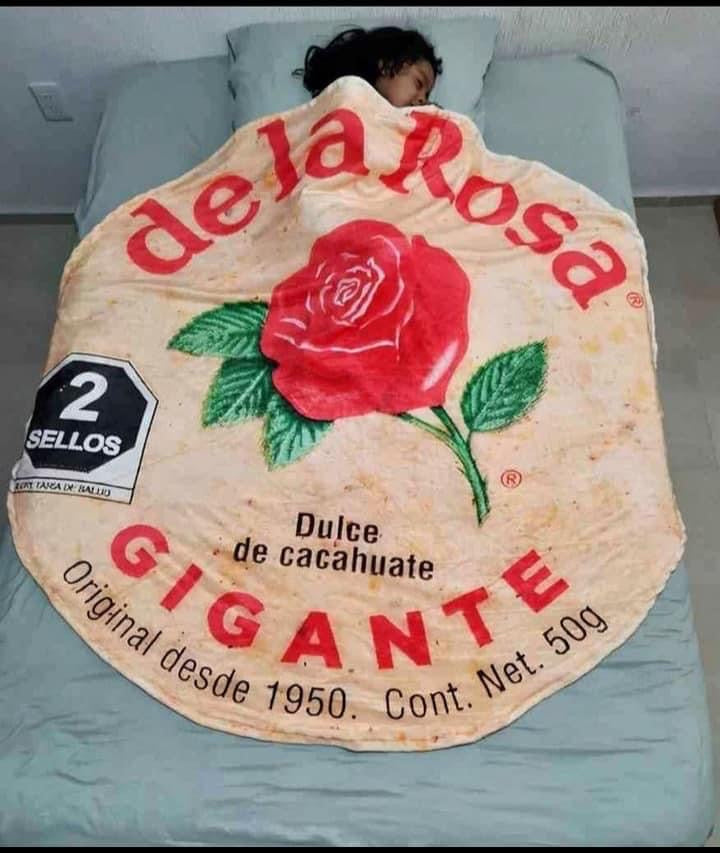 Tortilla,concha,mazapan blankets