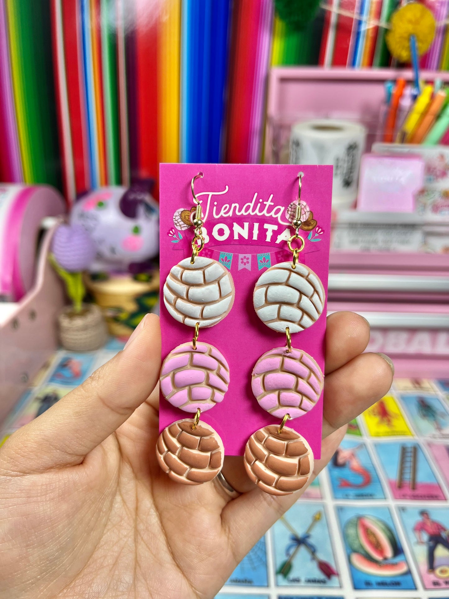 Concha earrings