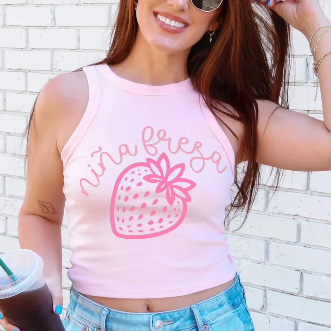 Niña fresa tank top