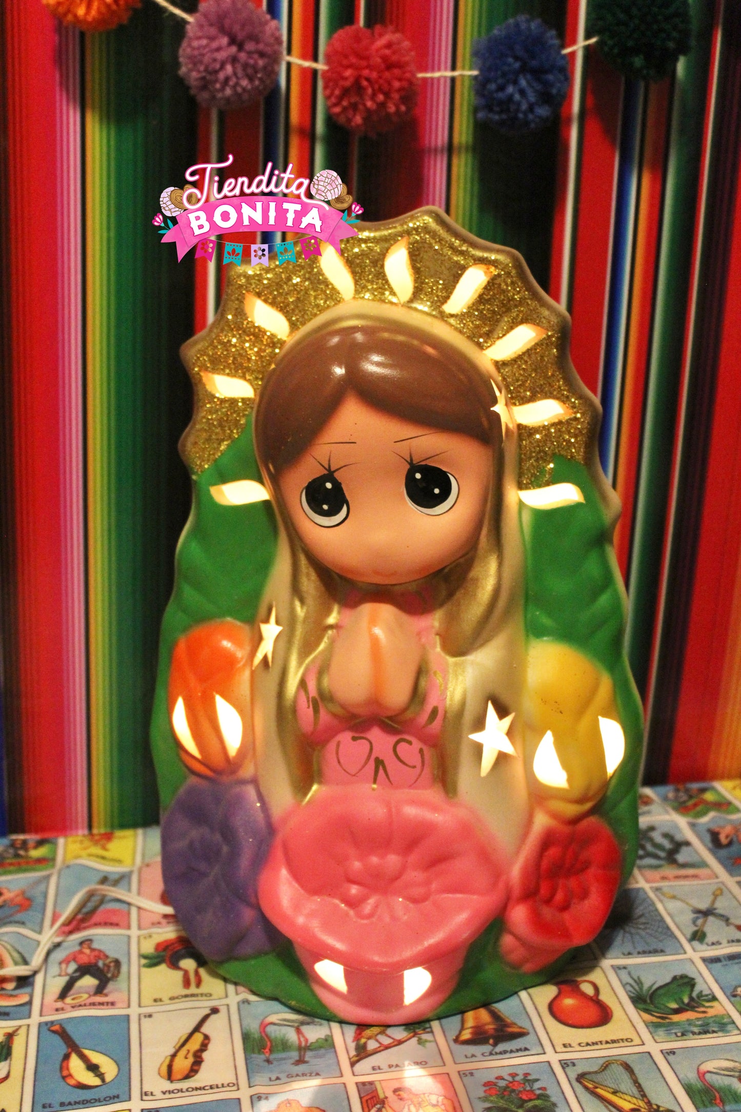 Virgen de Guadalupe lámpara