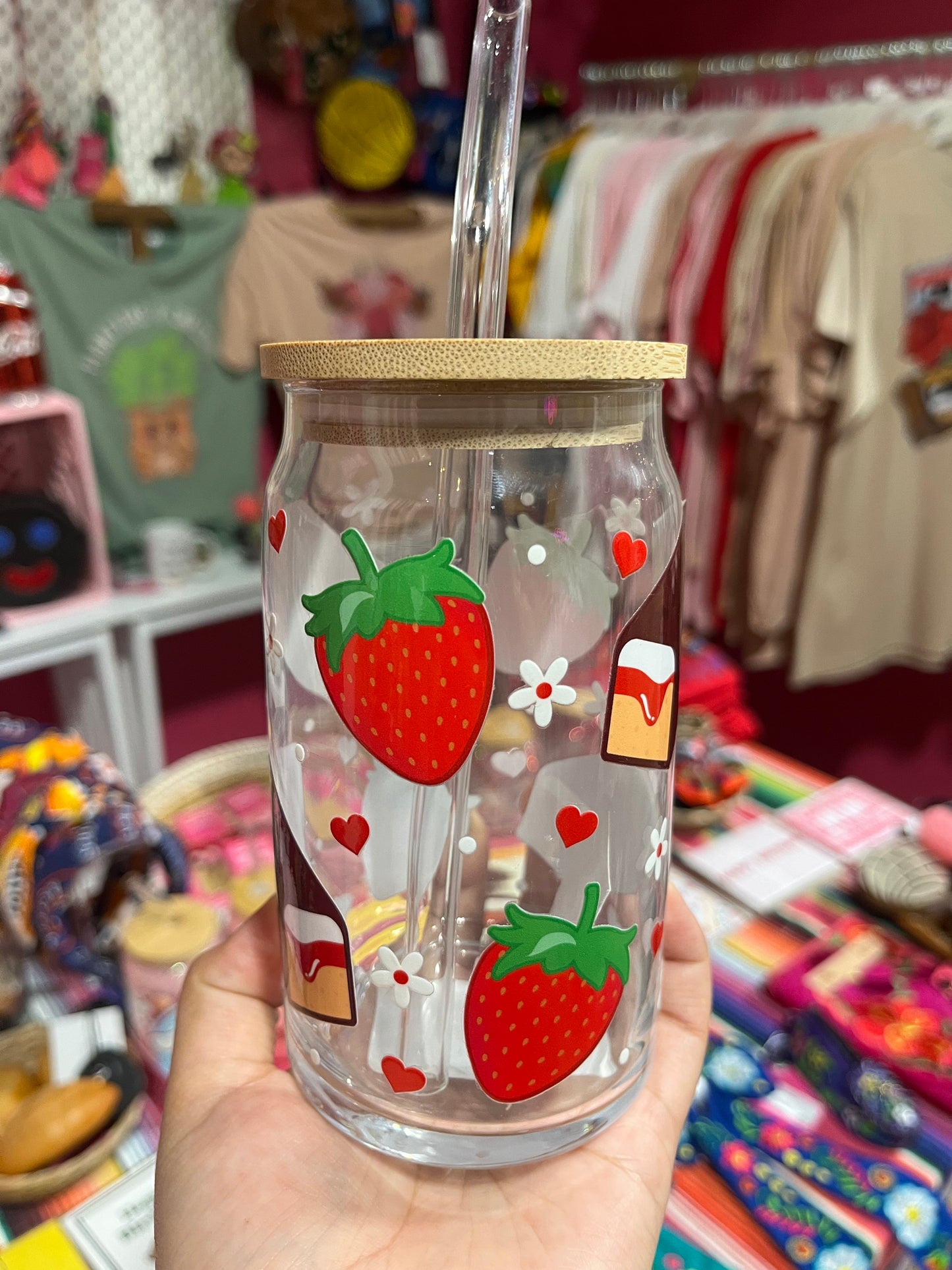Gansito glass cup