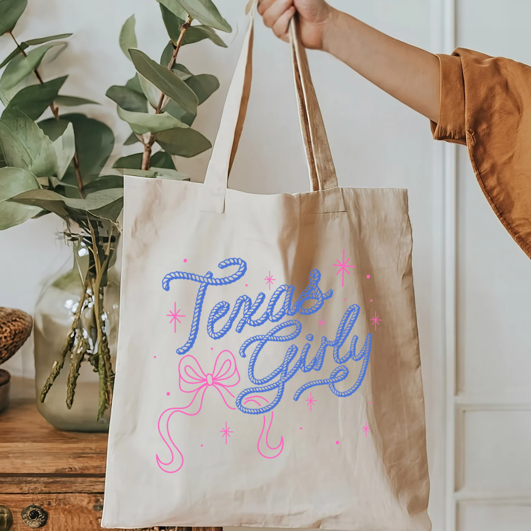 Texas girly tote