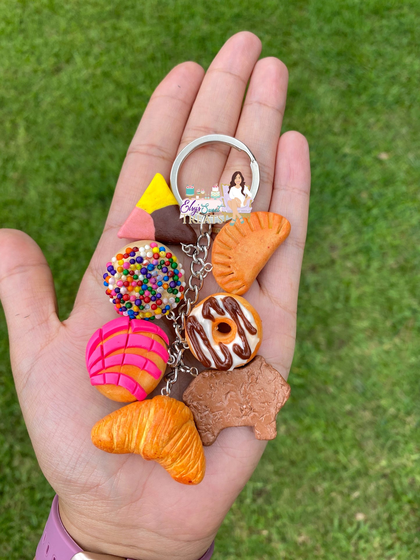 Pan dulce keychain