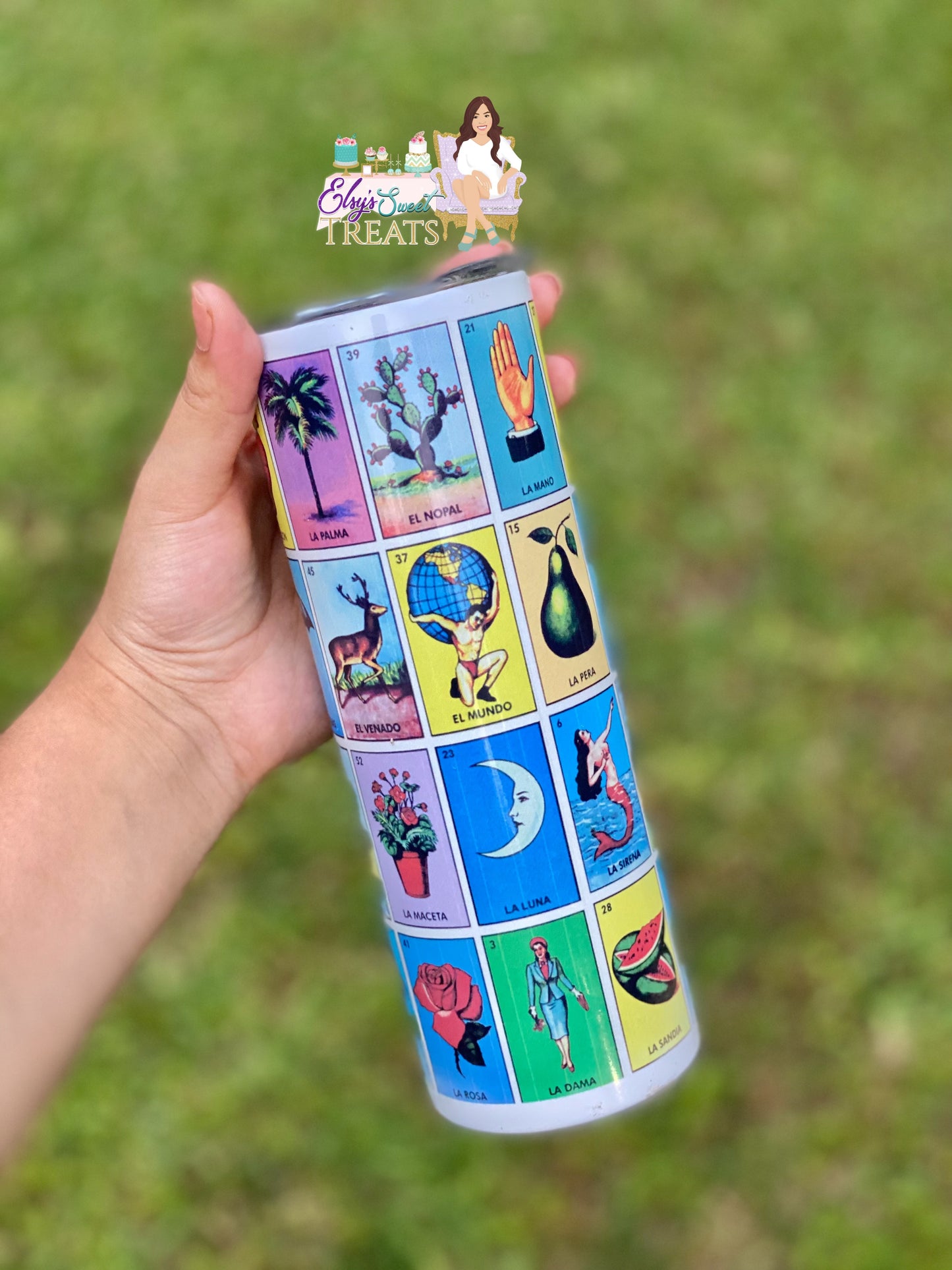 Lotería tumbler