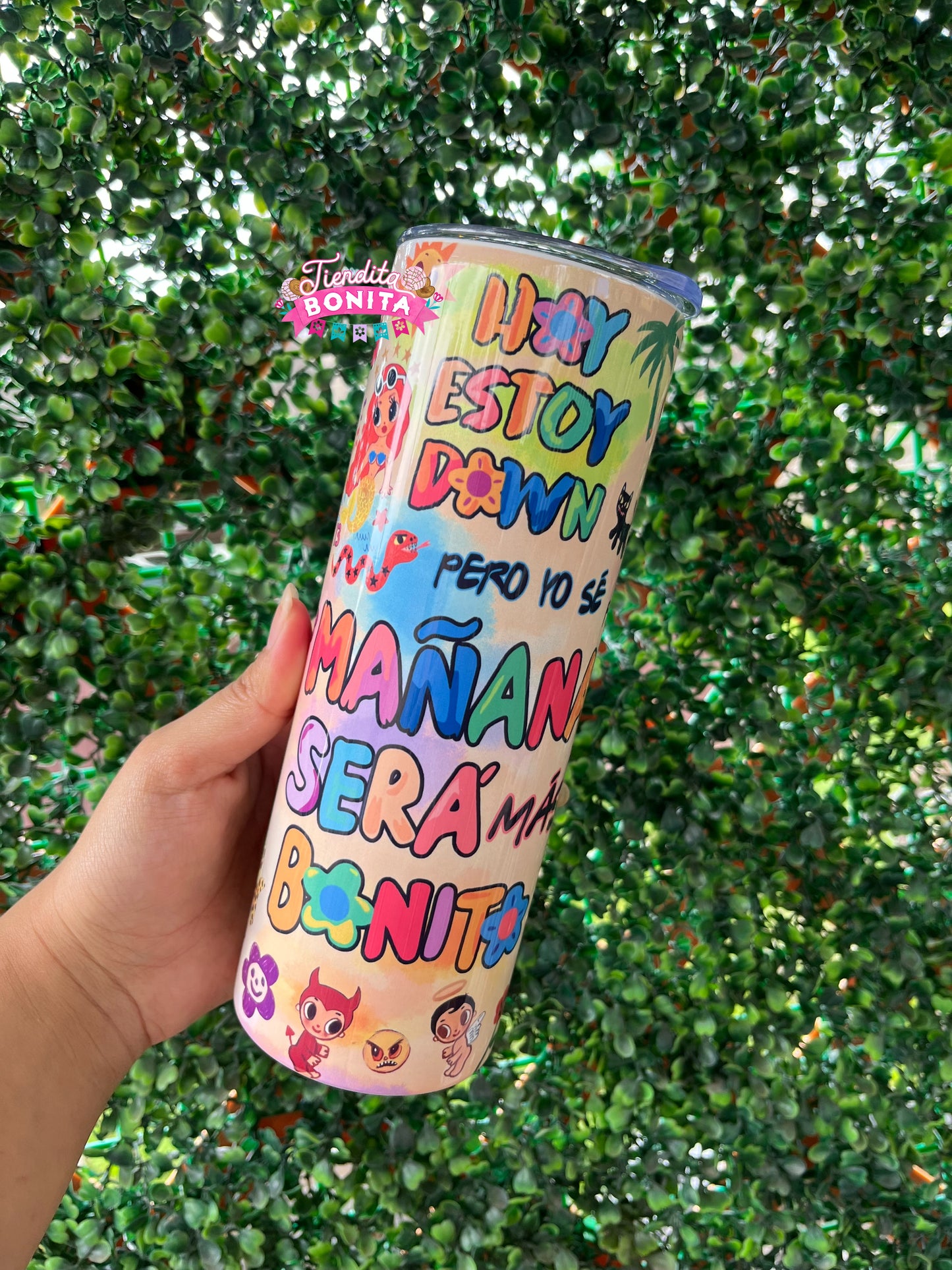 Mañana será bonito tumbler