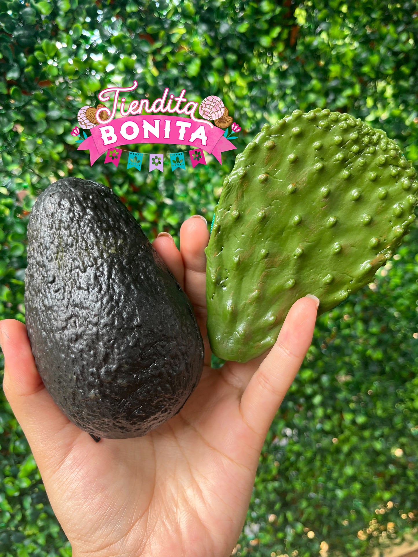 Nopal and aguacate coin purses