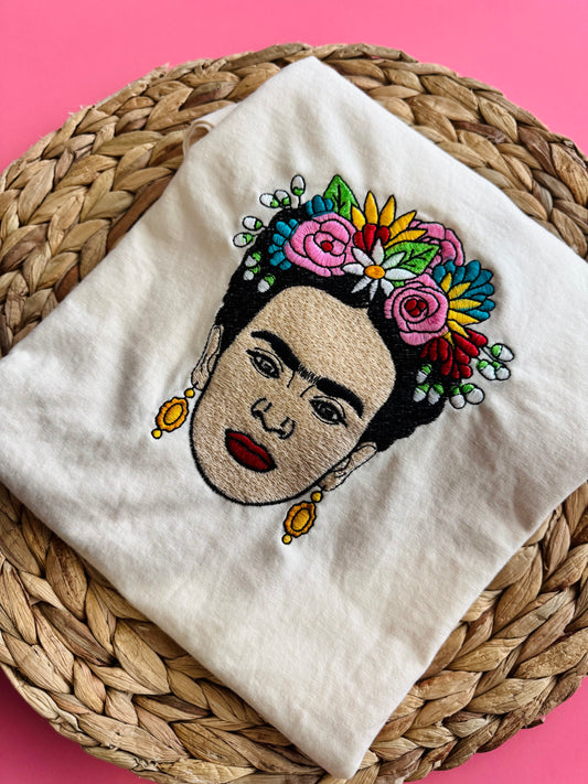 Frida Kahlo embroidered tshirt