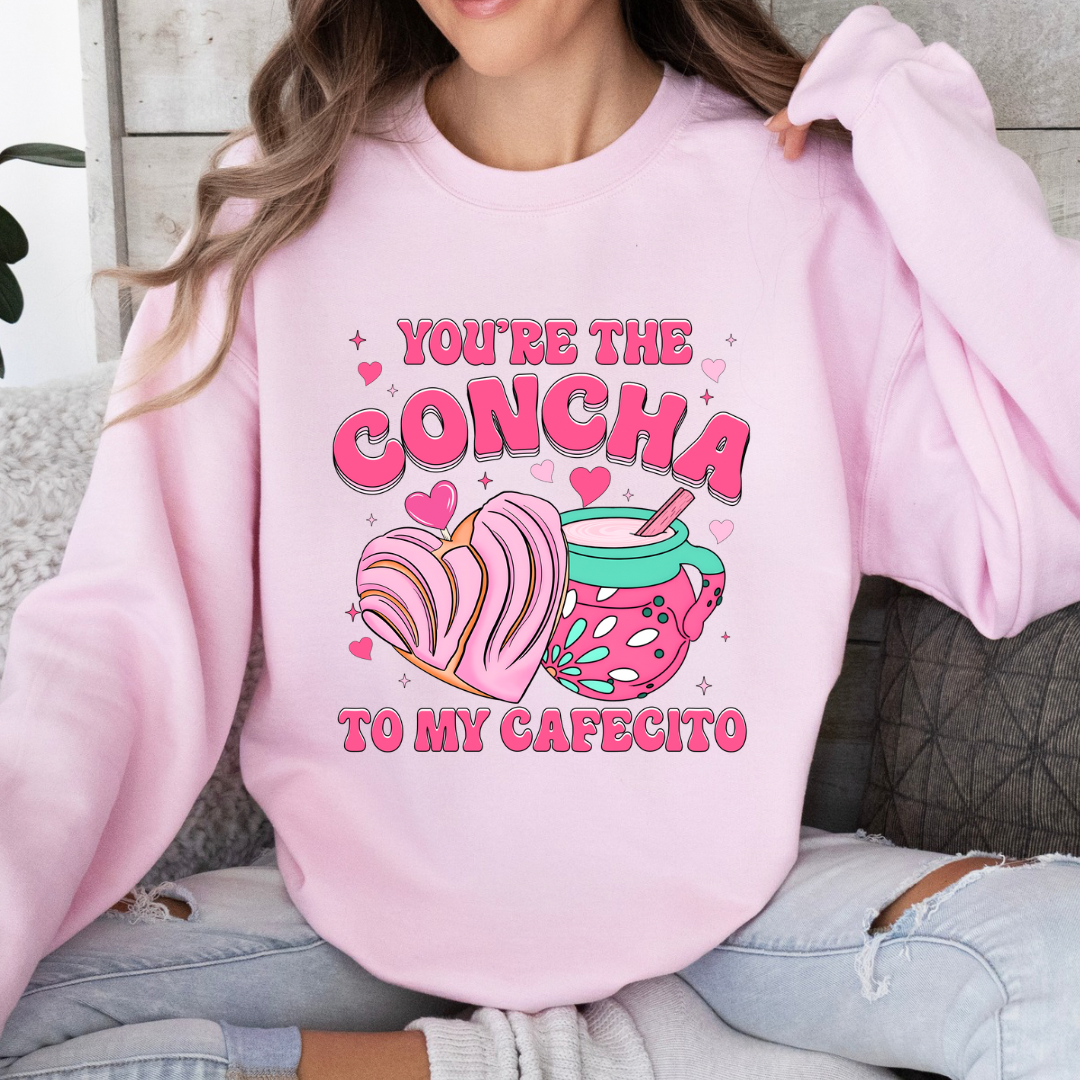 Concha to my cafecito crewneck