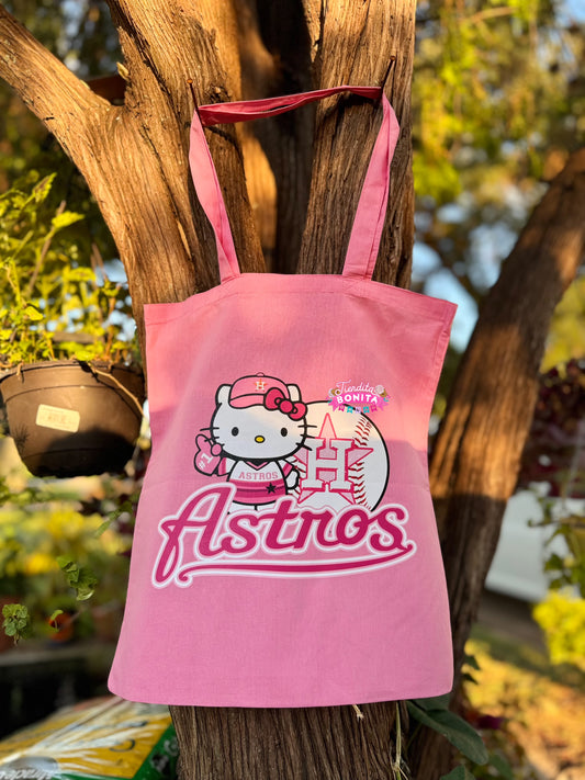 Pink stros & hk tote