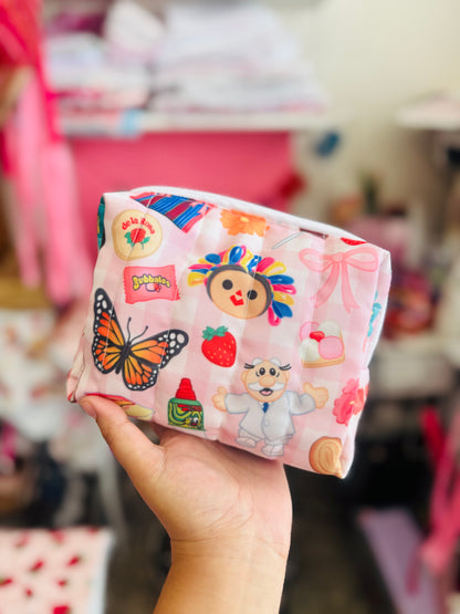 Coqueta Mexicana cosmetic bag