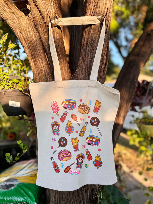 Antojitos tote bag