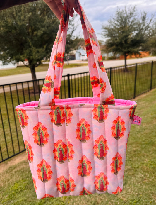 Virgencita tote bag