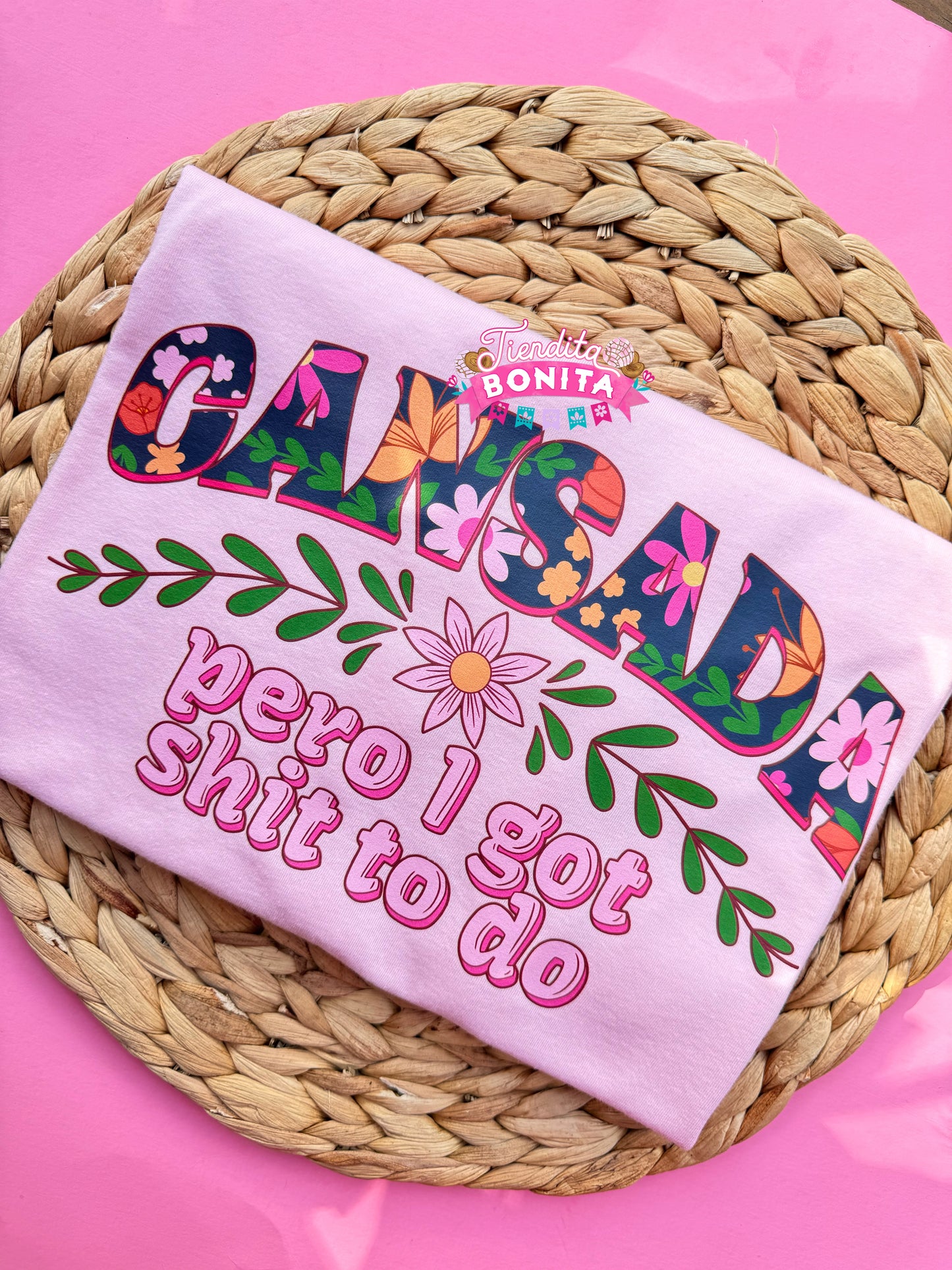 Pink cansada tshirt