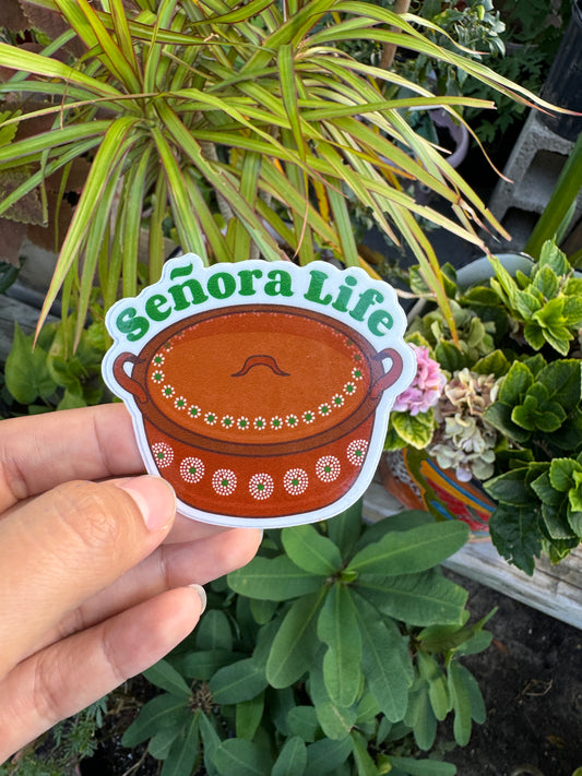 Señora life sticker