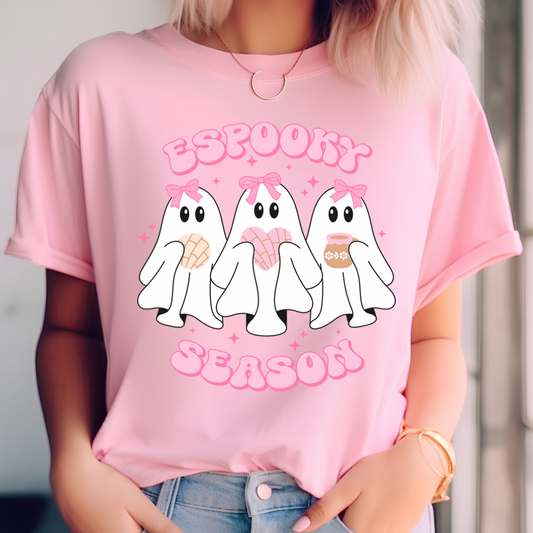 Pink espooky season t-shirt