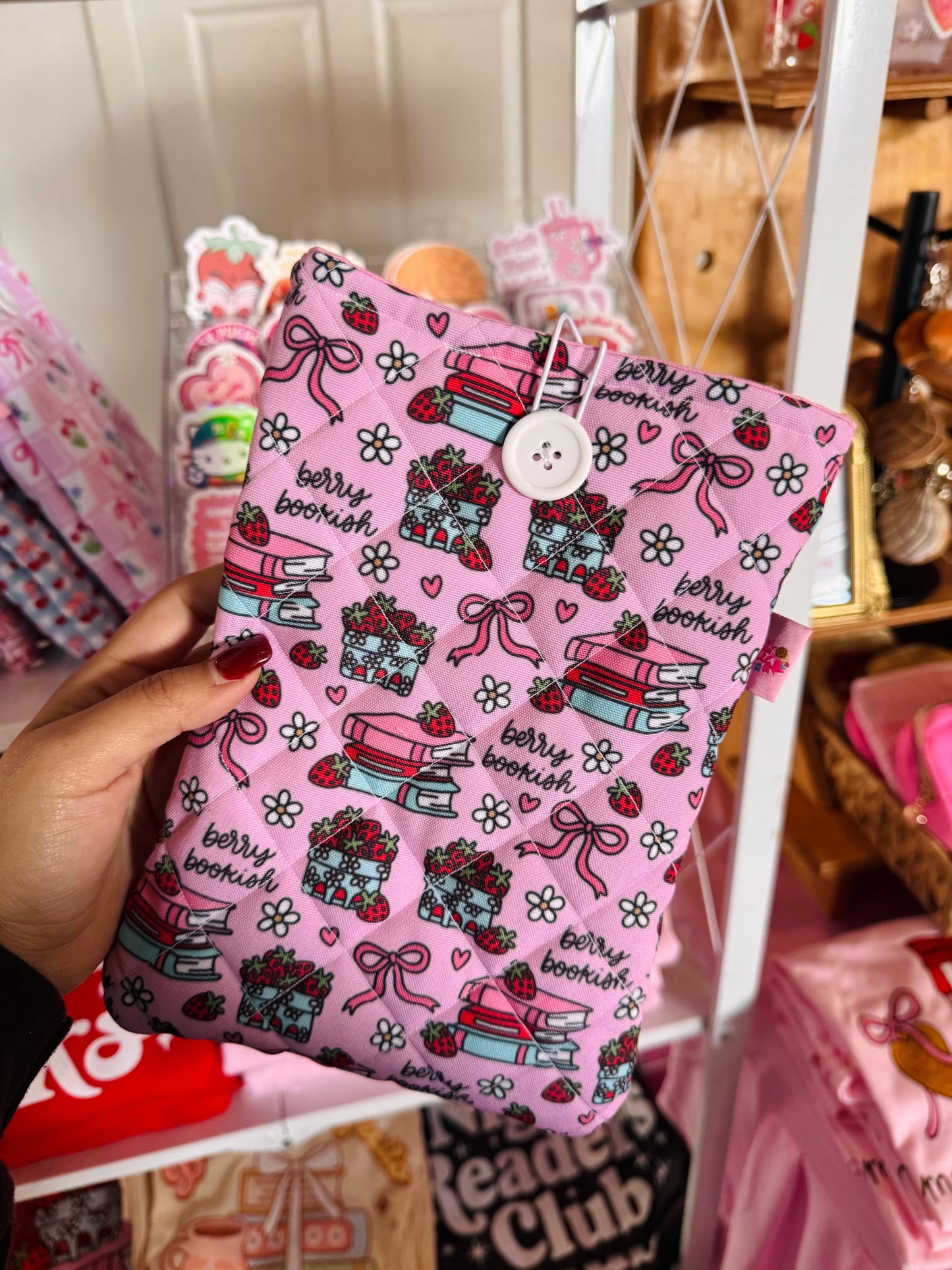 Booksleeve berry bookish