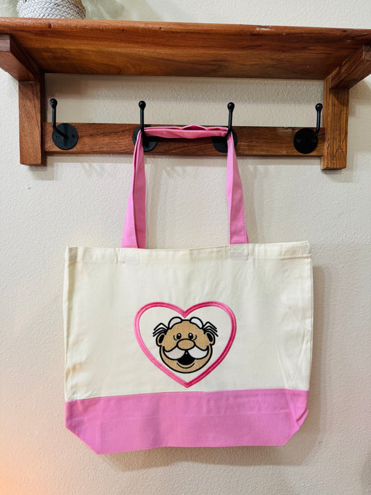 Dr. Simi embroidered tote bag