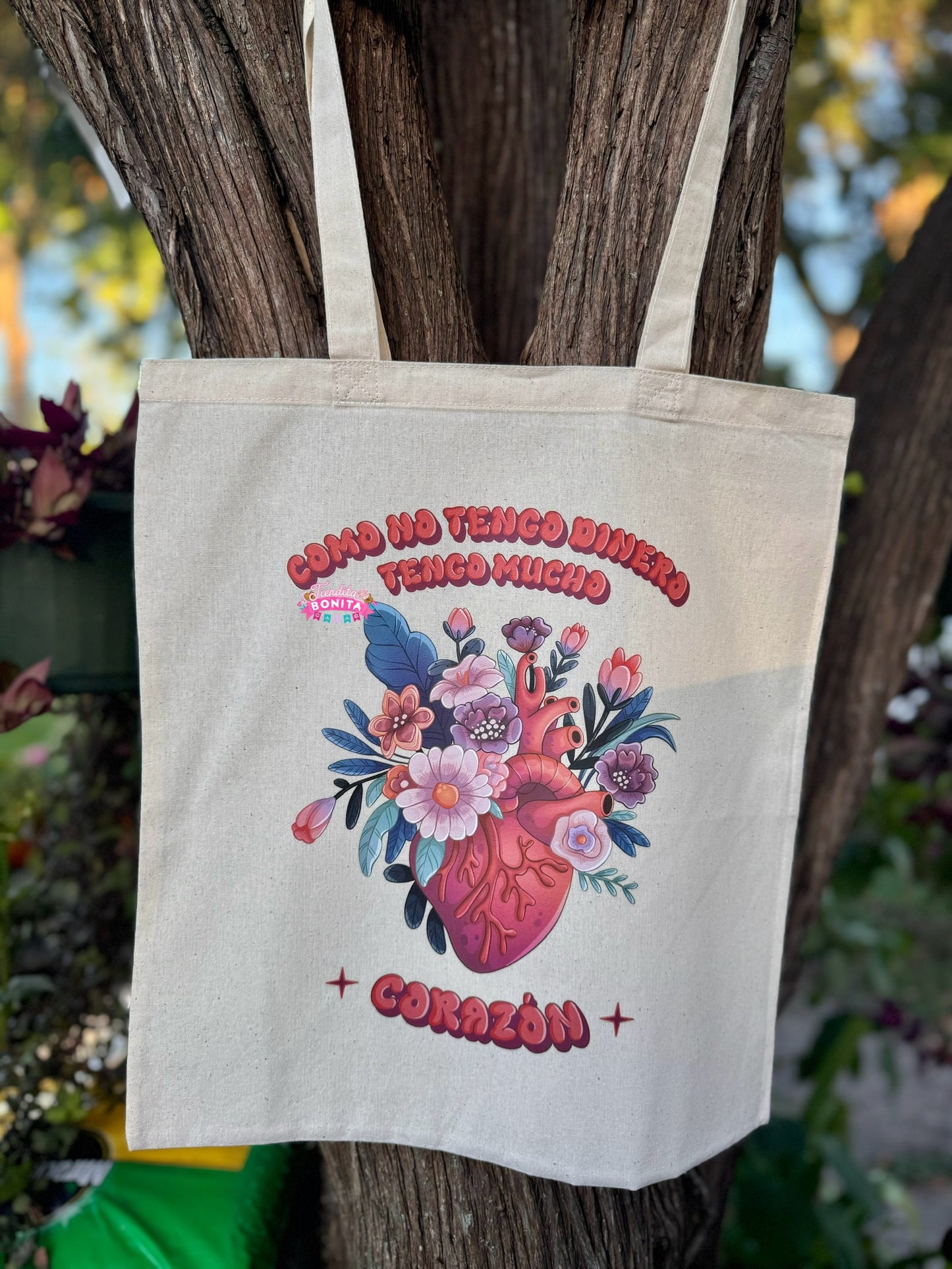 Corazón tote bag