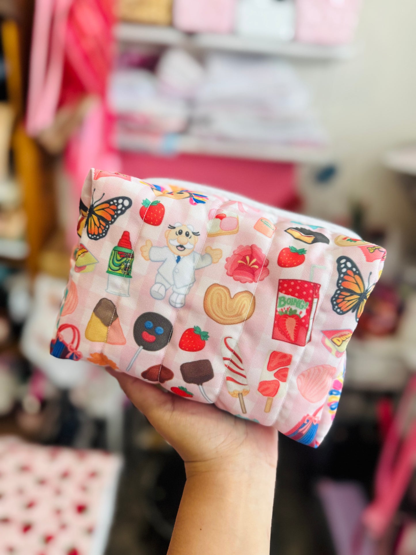 Coqueta Mexicana cosmetic bag