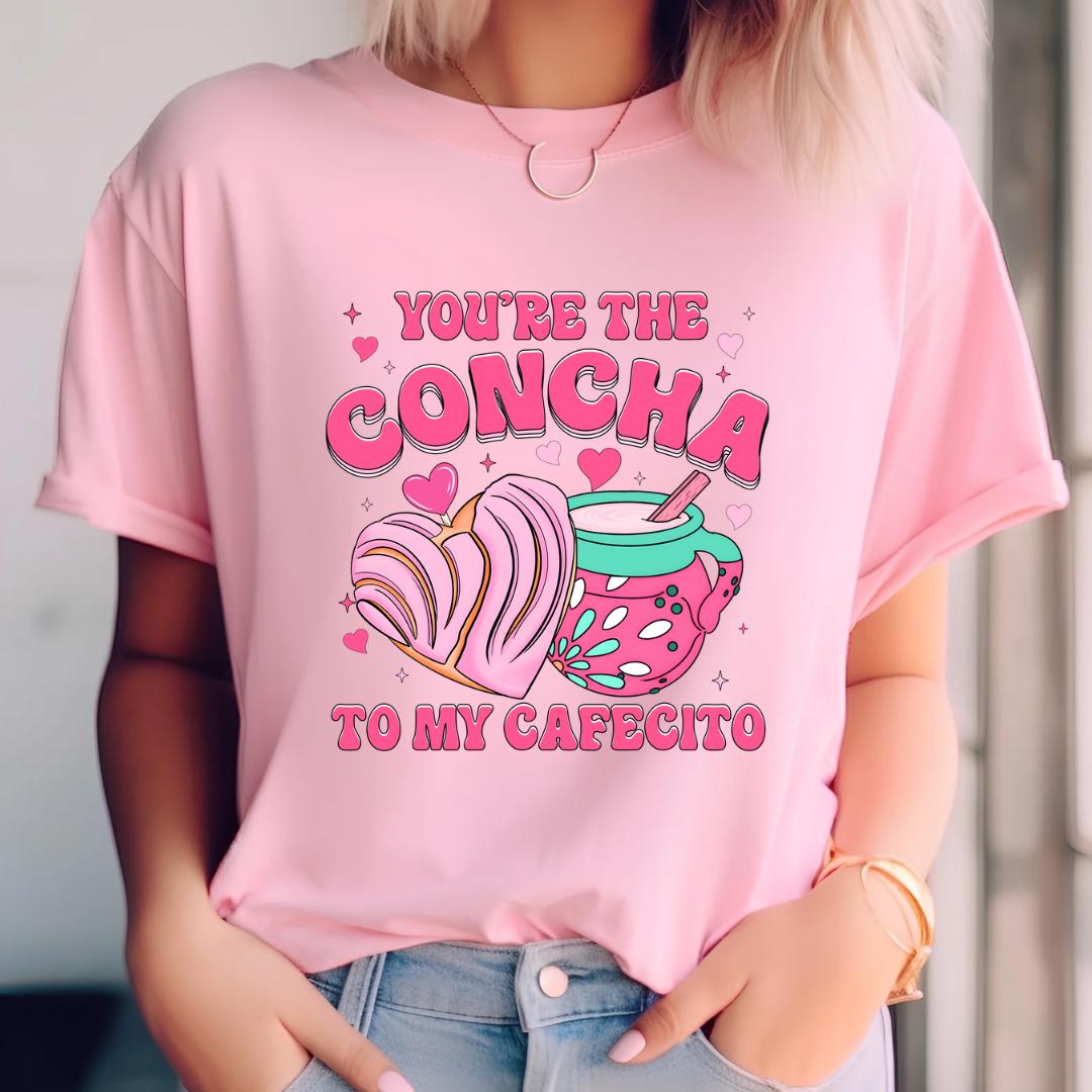 Concha to my cafecito t-shirt