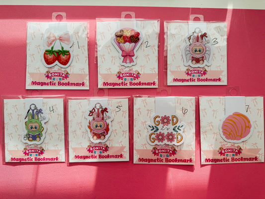 Magnetic bookmarks