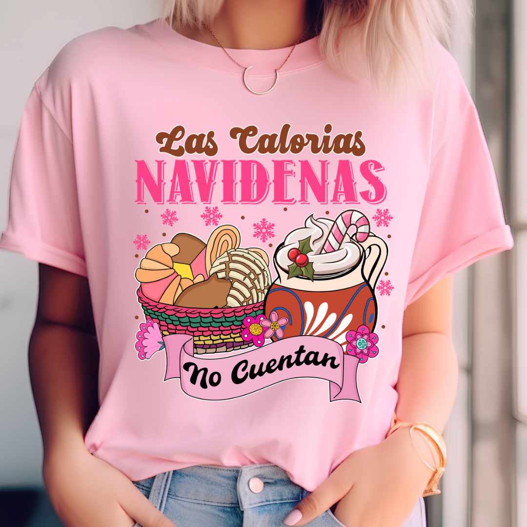 Las calorías navideñas no cuentan t-shirt