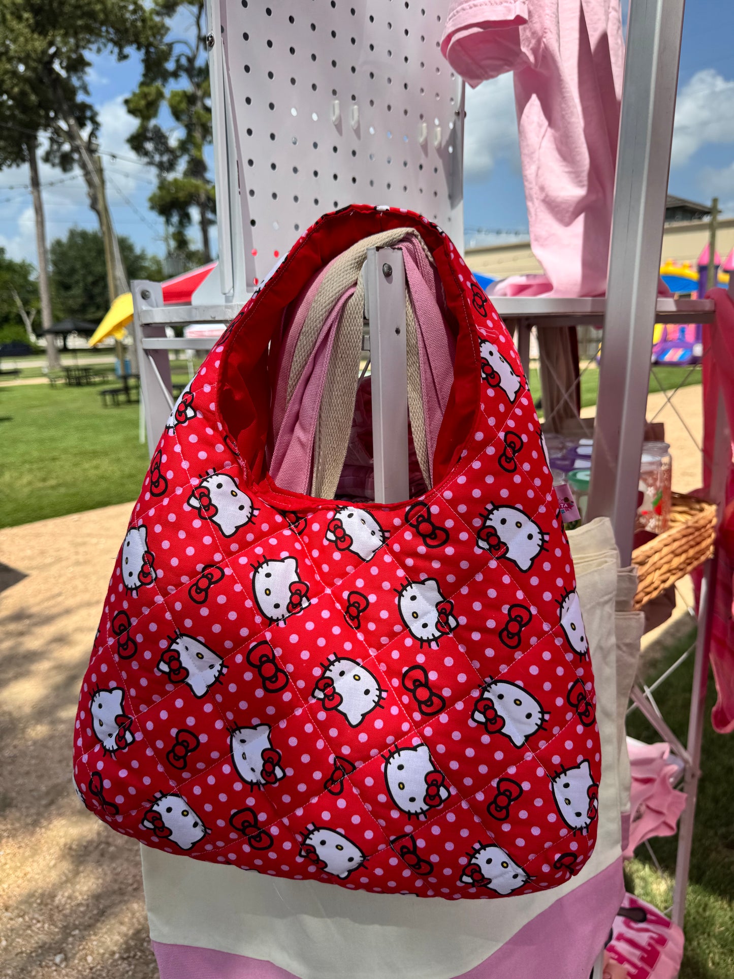HK quilted bag