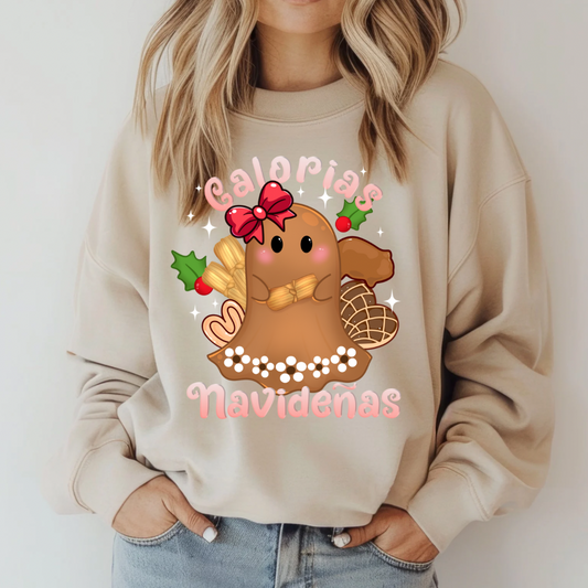 Calorias navideñas crewneck