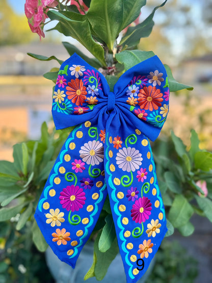 Mexican embroidered bows