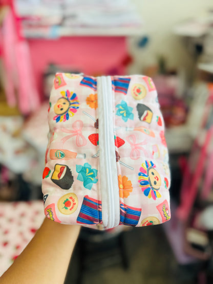 Coqueta Mexicana cosmetic bag