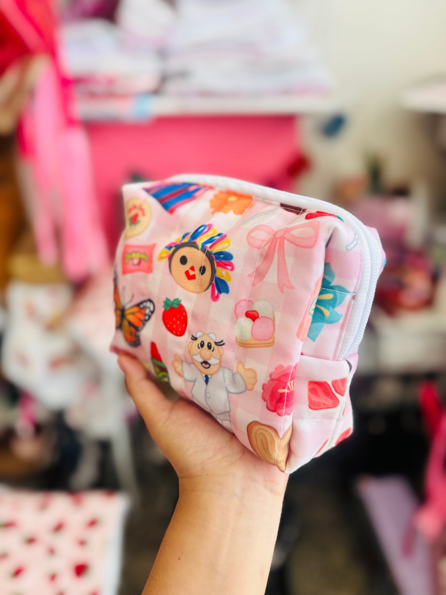 Coqueta Mexicana cosmetic bag