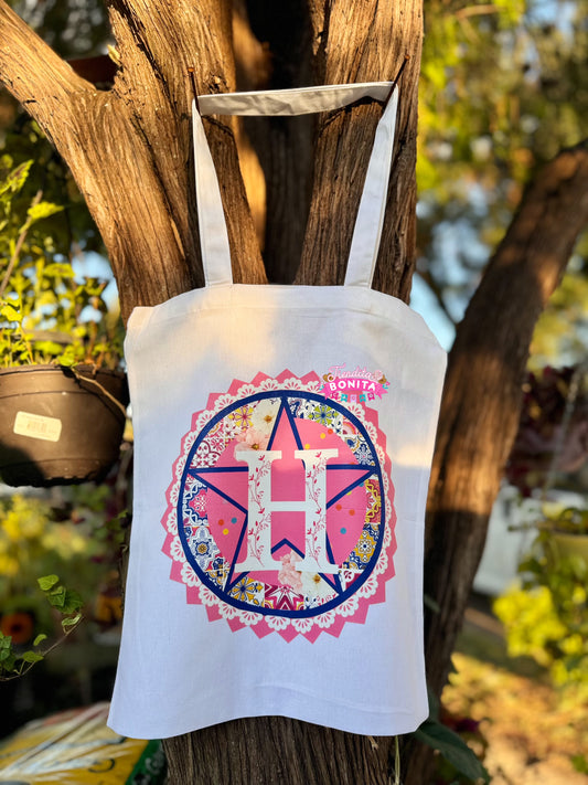 Pink stros tote