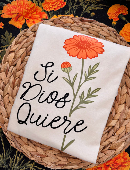 Si Dios quiere t-shirt