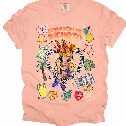 Corazon de bichota  t-shirt