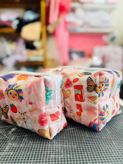 Coqueta Mexicana cosmetic bag