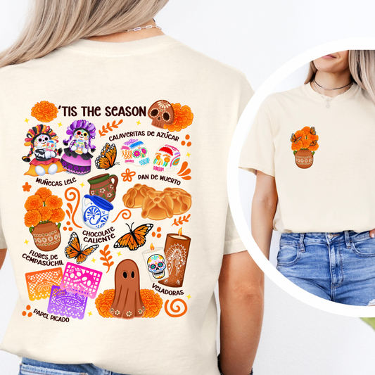 Tis the season t-shirt (front/back)