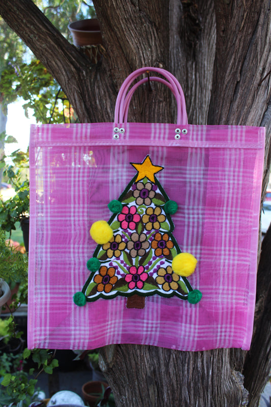 Christmas tree Mercado bag