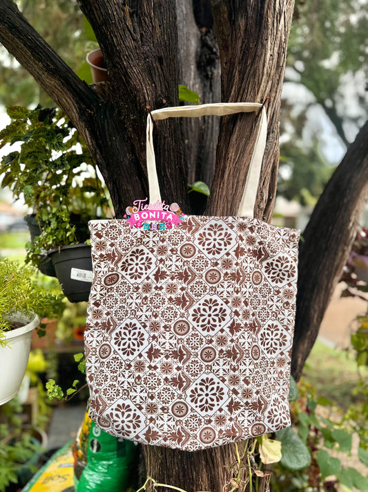 Brown Talavera tote