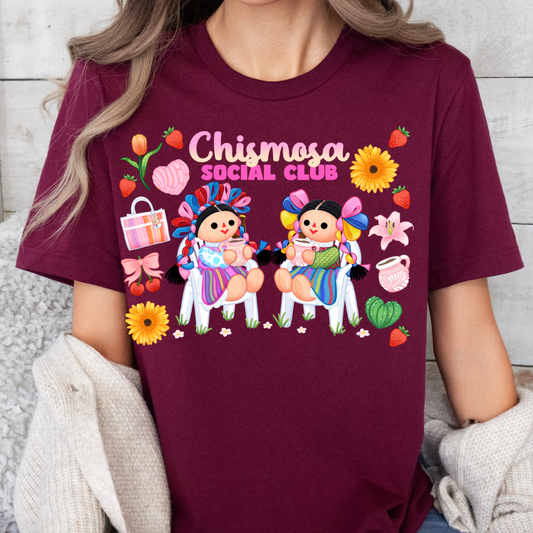 Chismosa social club t-shirt