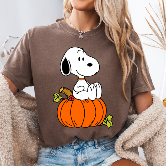 Snoopy pumpkin t-shirt