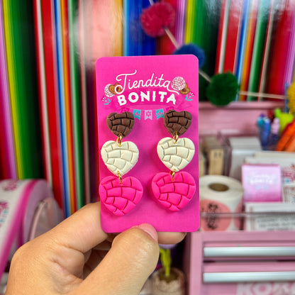Corazon Concha earrings