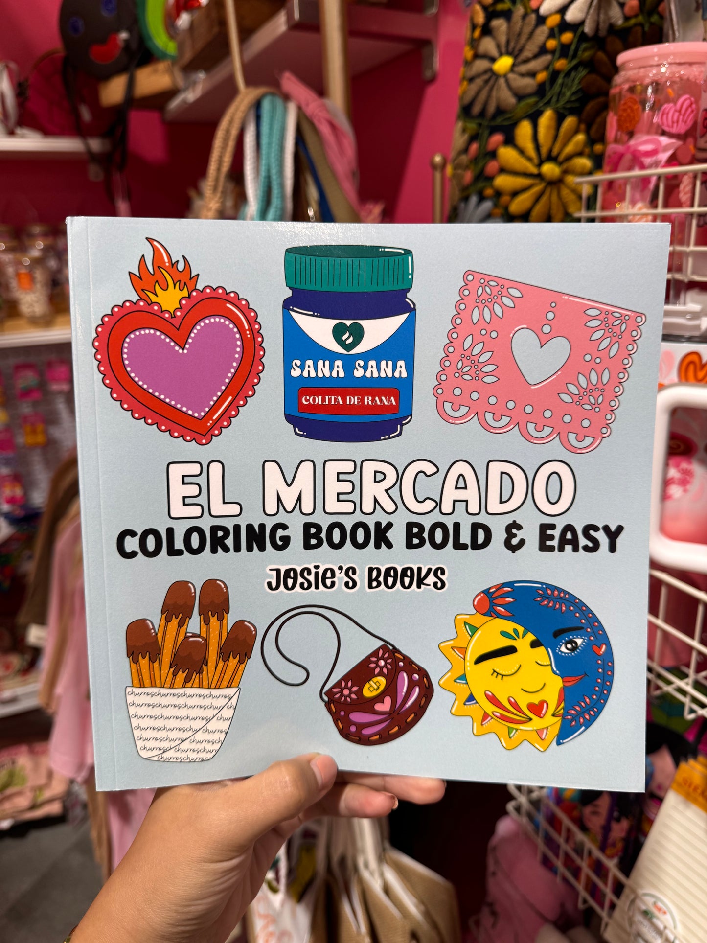 El mercado coloring book