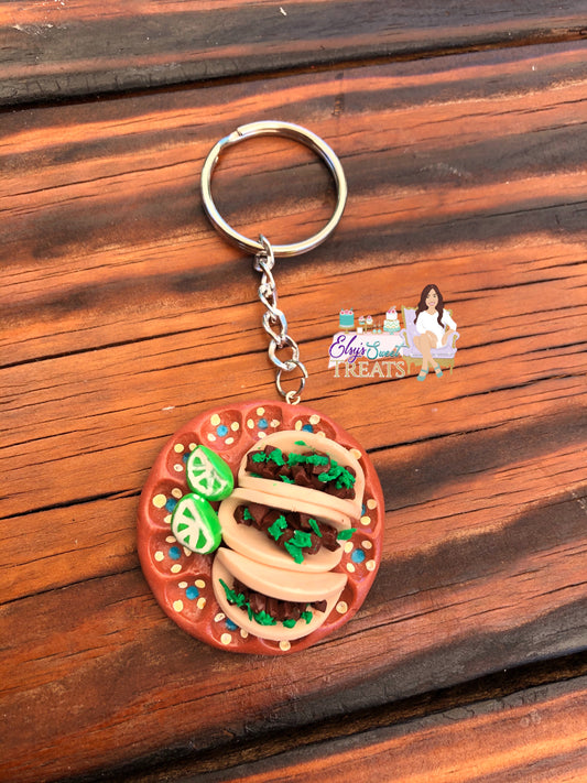 Tacos keychain